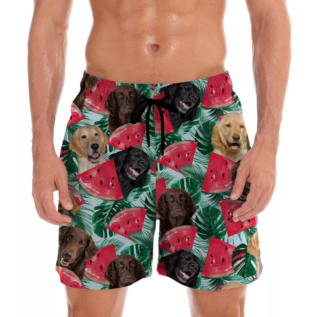 Flat Coated Retriever - Hawaii-Shorts V2