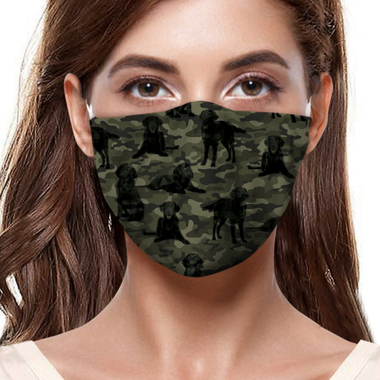 Masque F camouflage Retriever à poil plat V1
