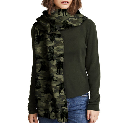 Écharpe camouflage Retriever à poil plat V1