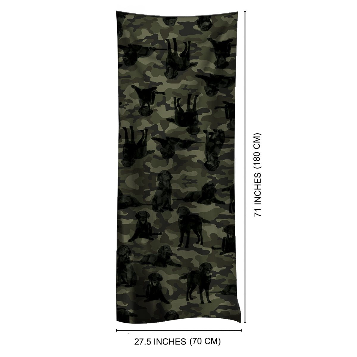Écharpe camouflage Retriever à poil plat V1