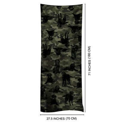 Écharpe camouflage Retriever à poil plat V1