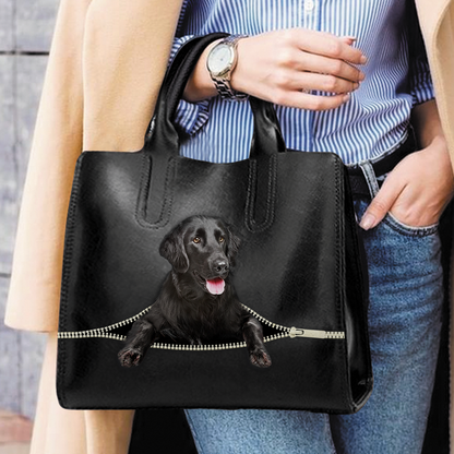 Sac à main de luxe Retriever à revêtement plat V1