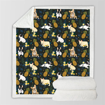 French Bulldog - Colorful Blanket V1