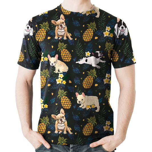 Französische Bulldogge - Hawaii-T-Shirt V2