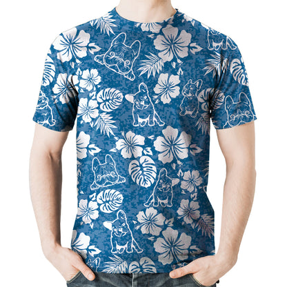 French Bulldog - Hawaiian T-Shirt V3