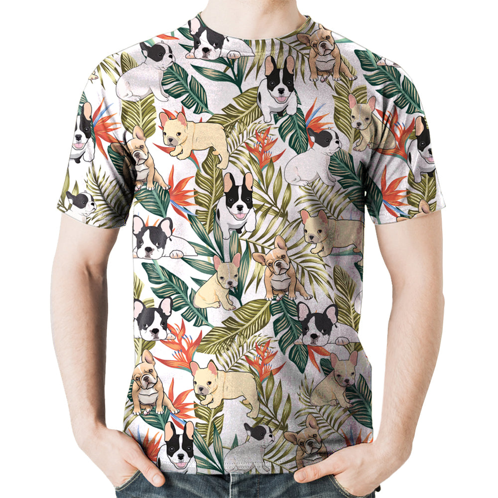Französische Bulldogge - Hawaii-T-Shirt V5