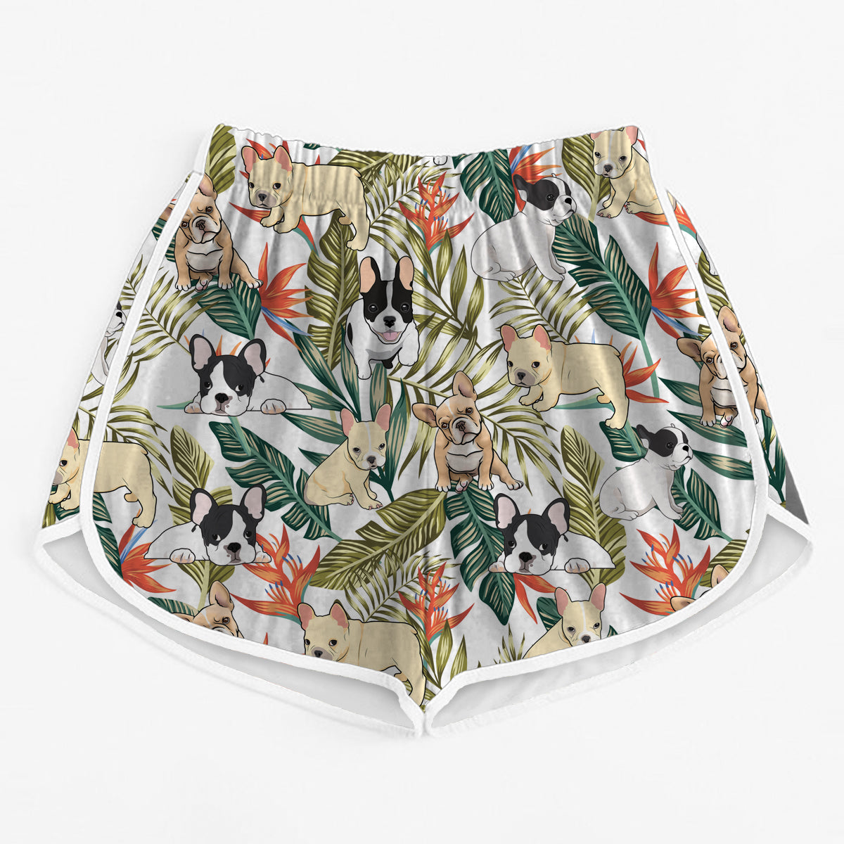 French Bulldog - Colorful Women's Running Shorts V3