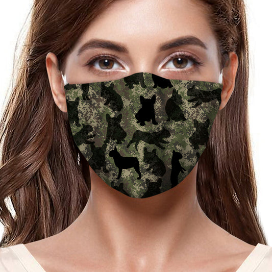 Masque F-Masque Camouflage Bouledogue Français V2