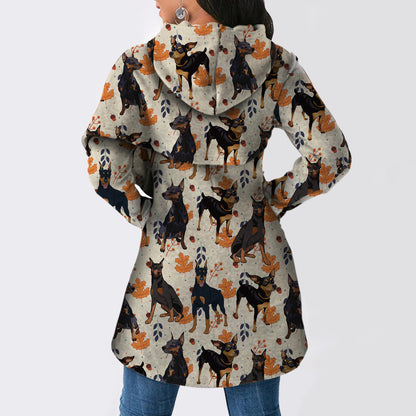 Deutscher Pinscher - Fashion Long Hoodie V1