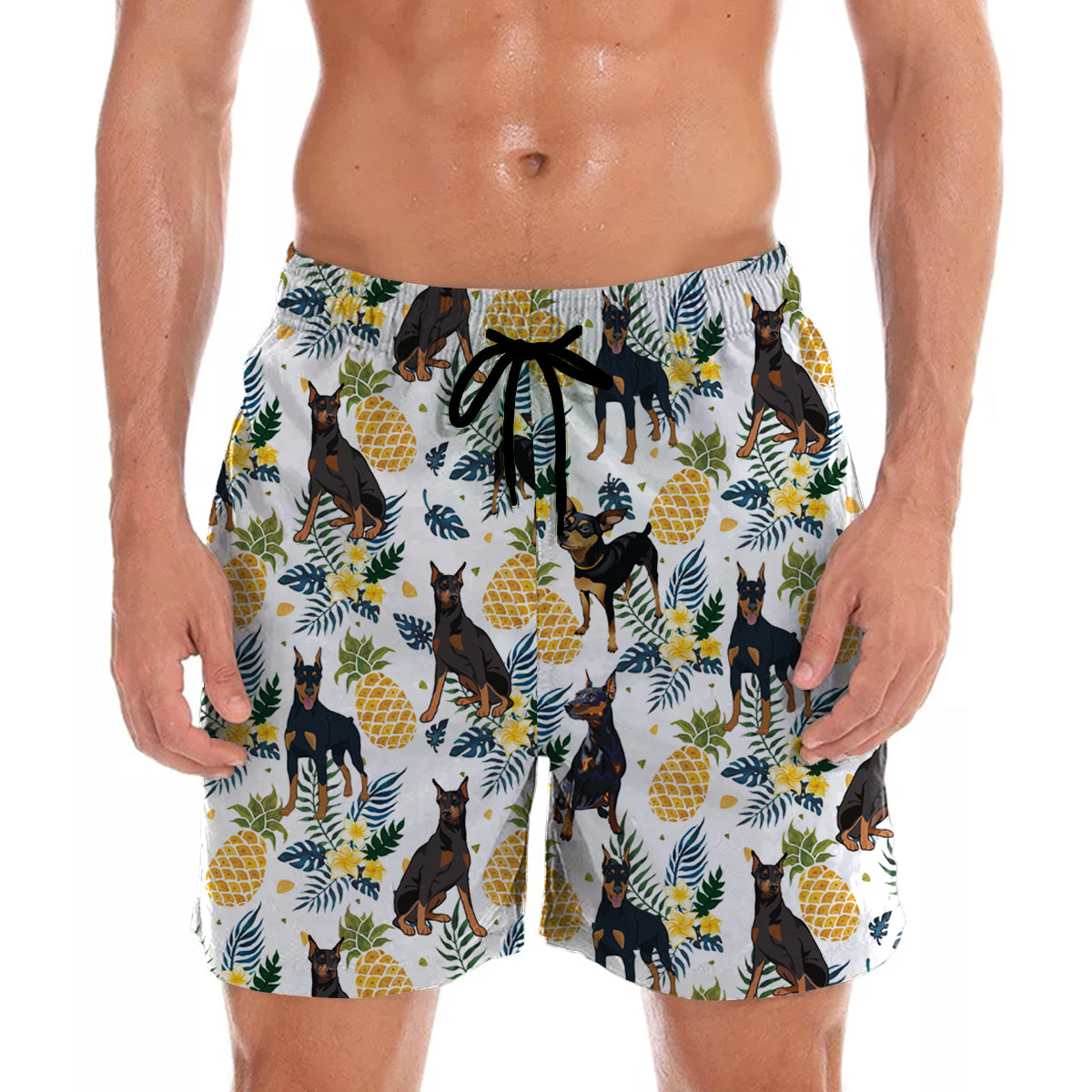 German Pinscher - Hawaiian Shorts V1