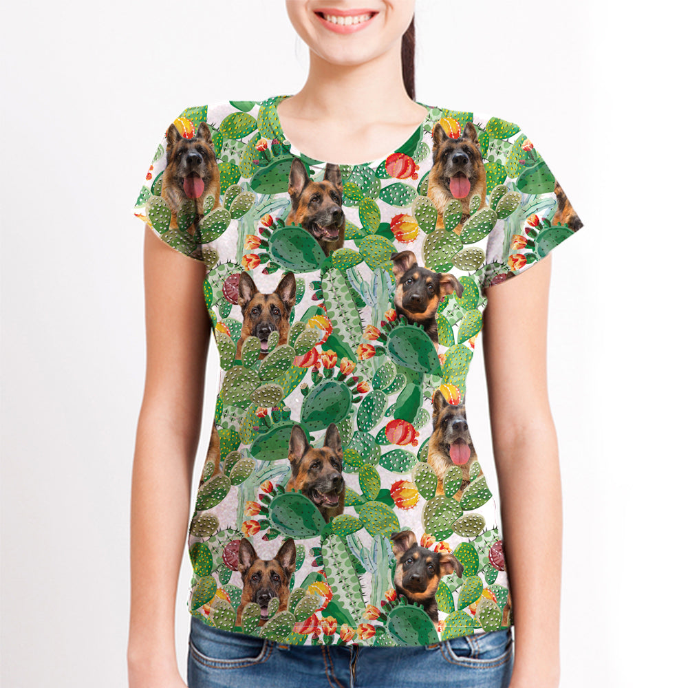 German Shepherd - Hawaiian T-Shirt V1