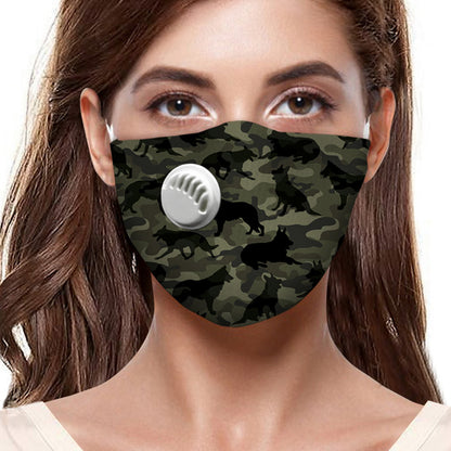 Masque F camouflage berger allemand V1