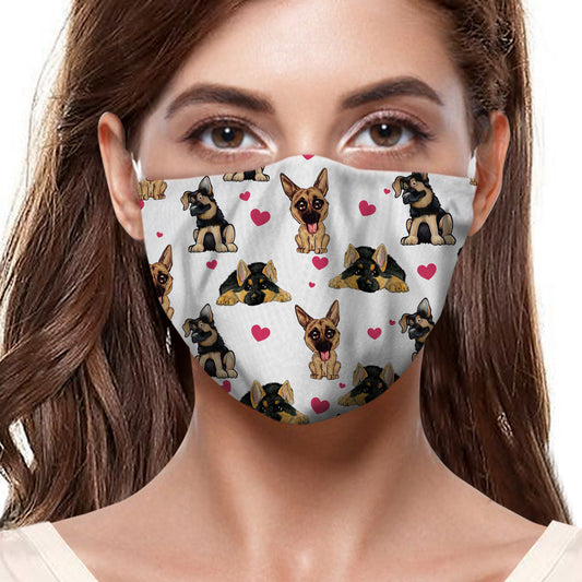 German Shepherd Cute F-Mask V1