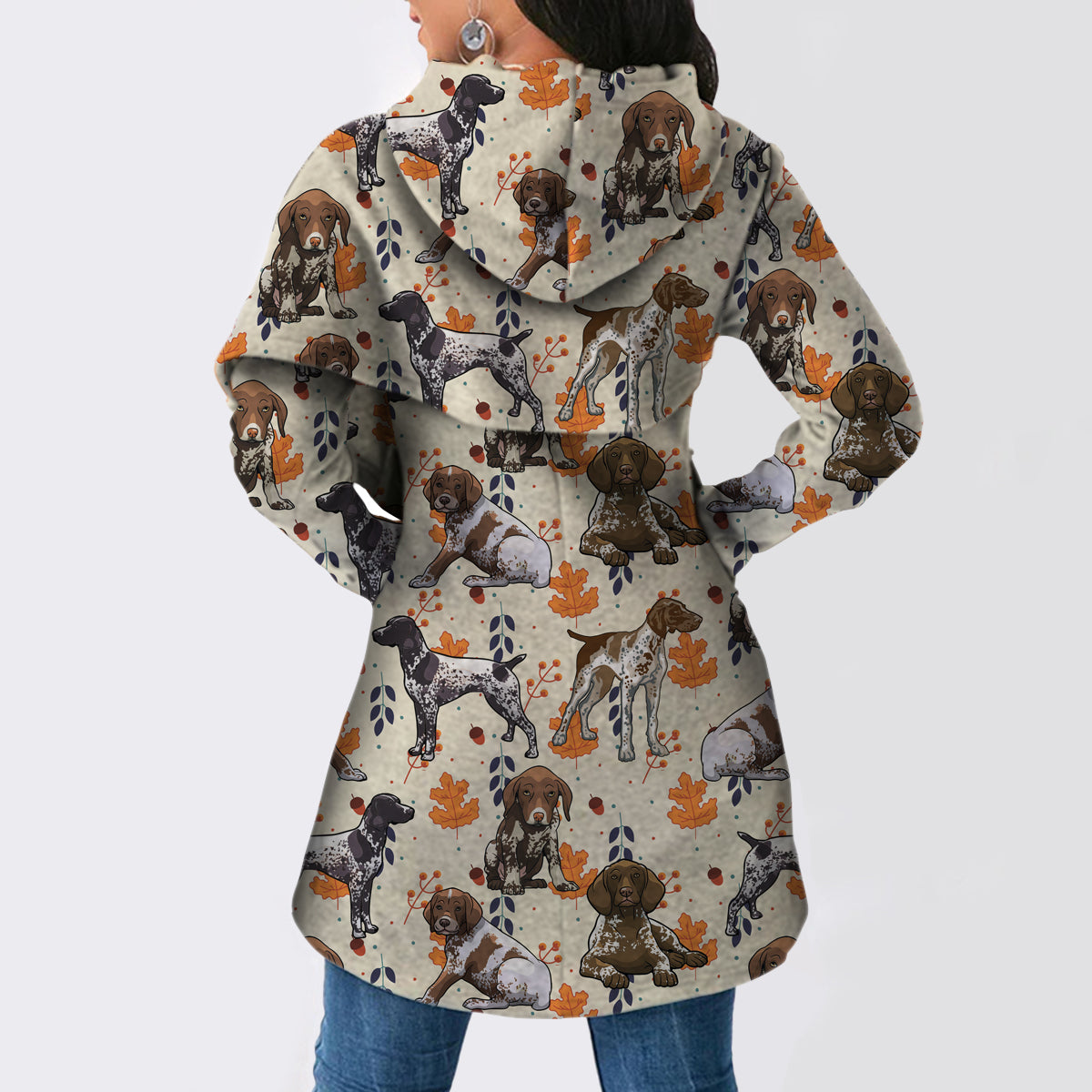 German Shorthaired Pointer - Fashion Long Hoodie V1