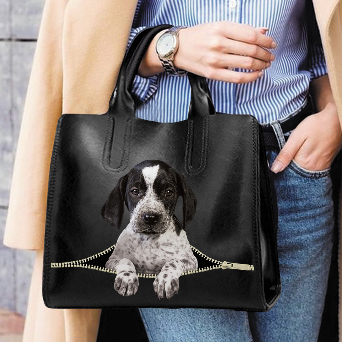 German Shorthaired Pointer Luxury Handbag V2