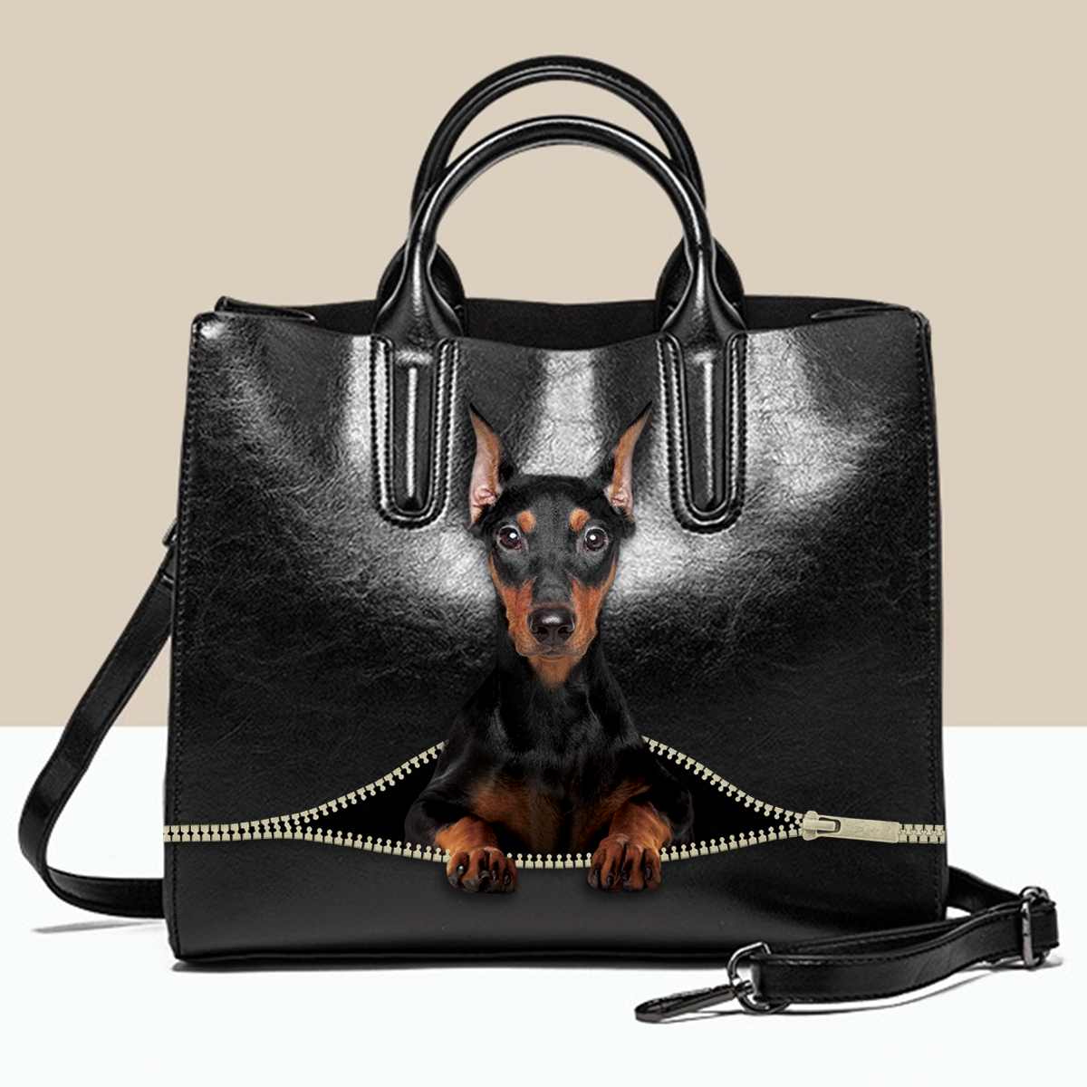 German Pinscher Luxury Handbag V1
