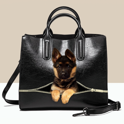 German Shepherd Luxury Handbag V1