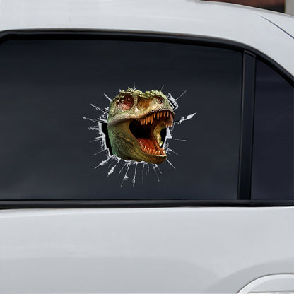 Es ist Zeit für Jurassic World – Dinosaurier-Aufkleber für Auto/Tür/Kühlschrank/Laptop V1