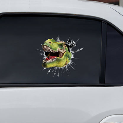 Es ist Zeit für Jurassic World – Dinosaurier-Aufkleber für Auto/Tür/Kühlschrank/Laptop V6