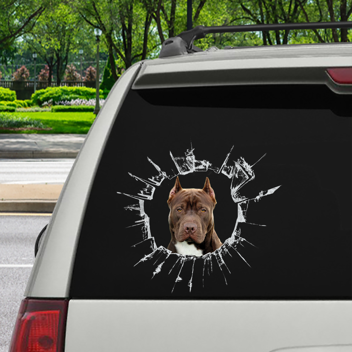 Get In - It's Time For Shopping - American Pit Bull Terrier Car/ Door/ Fridge/ Laptop Sticker V4