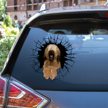 Entrez - Il est temps de faire du shopping - Briard Autocollant voiture/porte/réfrigérateur/ordinateur portable V1