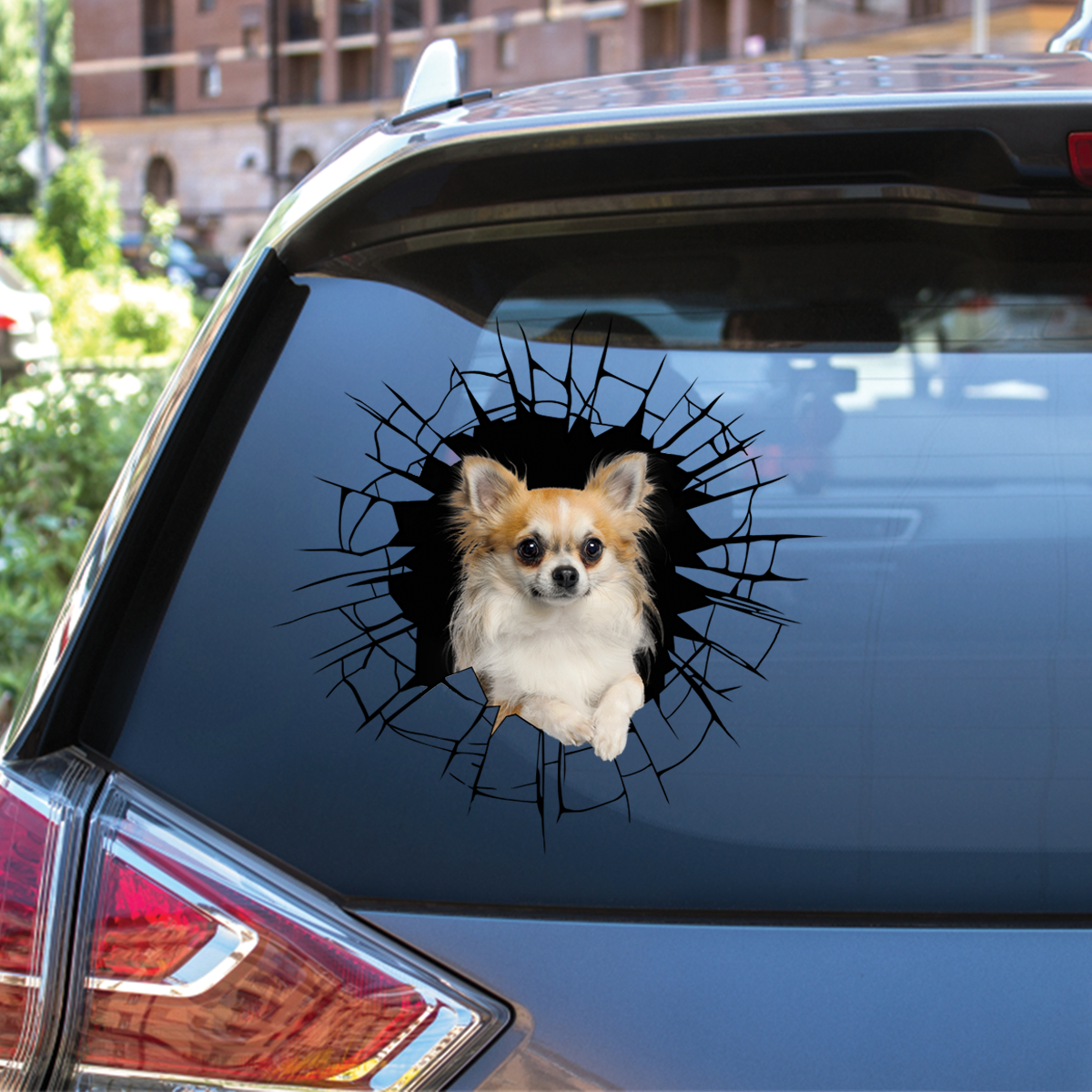 Get In - It's Time For Shopping - Chihuahua Car/ Door/ Fridge/ Laptop Sticker V3
