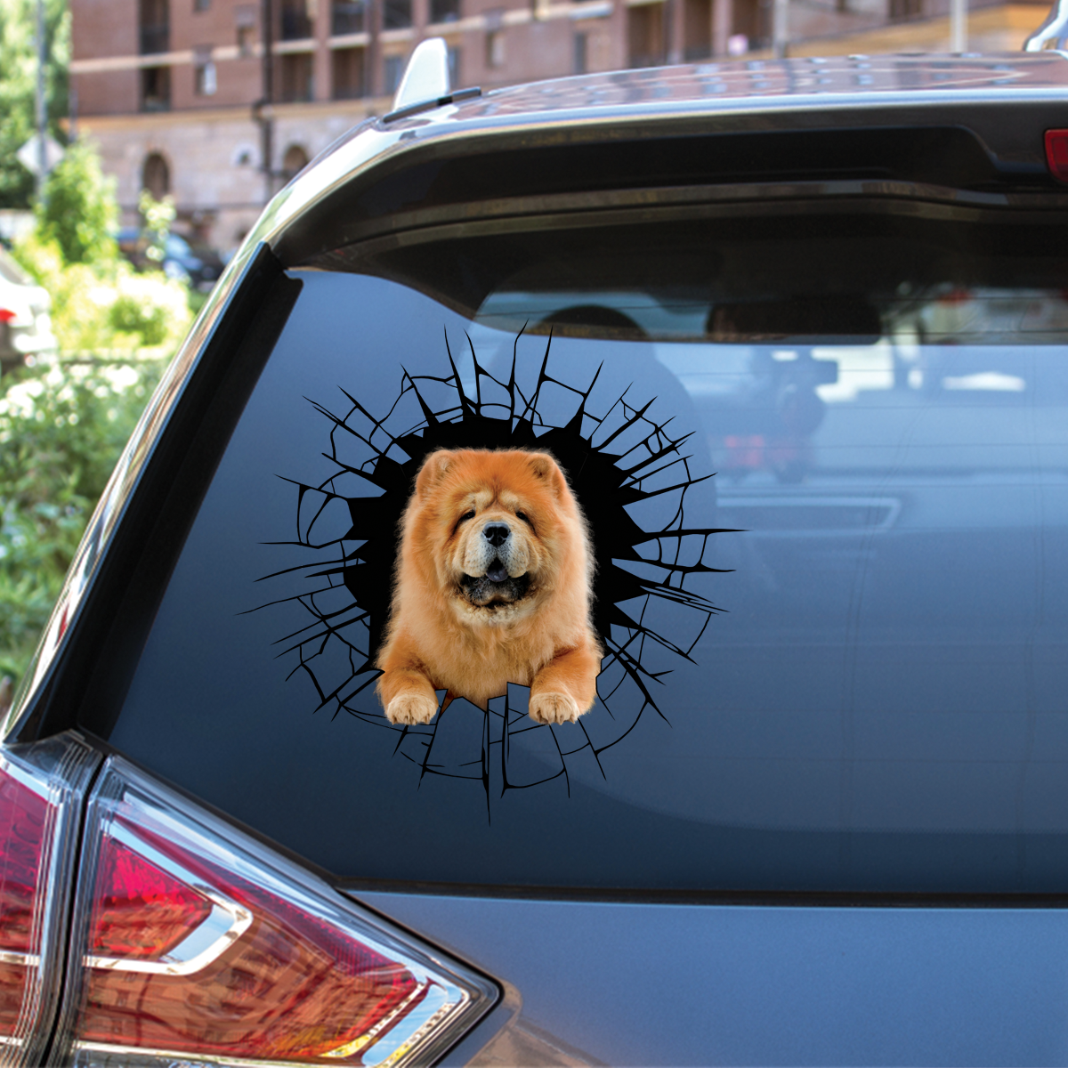 Get In - It's Time For Shopping - Chow Chow Car/ Door/ Fridge/ Laptop Sticker V1