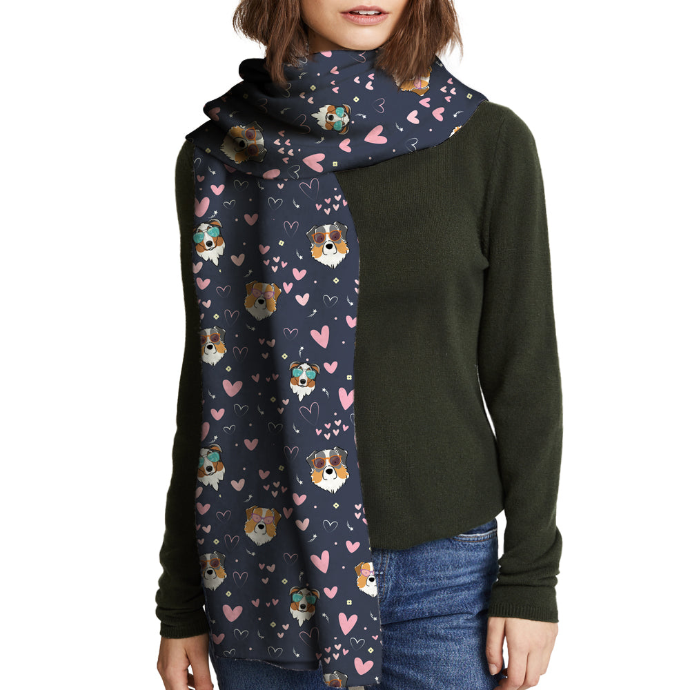 Give Your Heart To Your Australian Shepherd - Follus Scarf