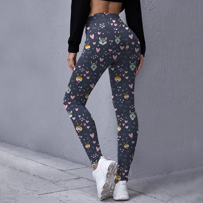 Give Your Heart To Your Husky - Follus Leggings