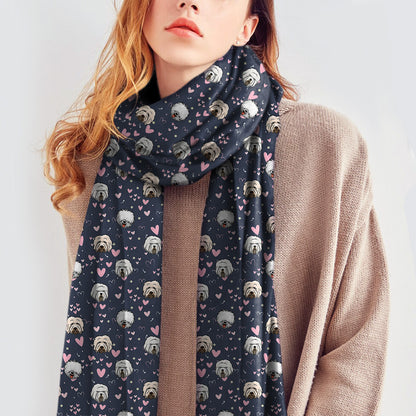 Give Your Heart To Your Old English Sheepdog - Follus Scarf