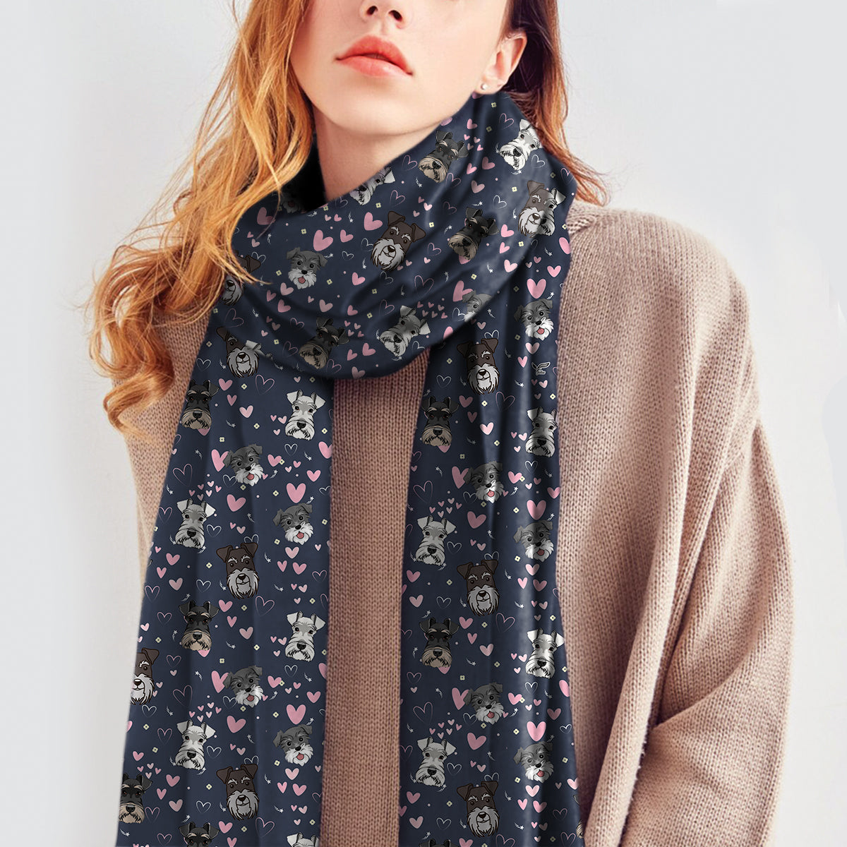 Give Your Heart To Your Schnauzer - Follus Scarf