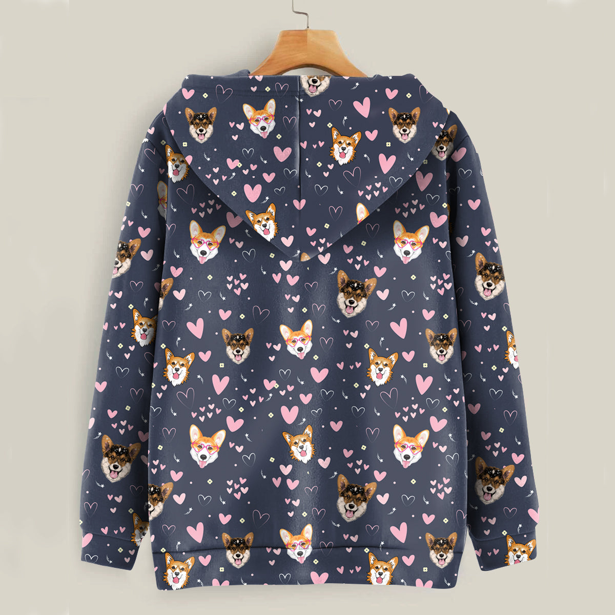 Give Your Heart To Your Welsh Corgi - Follus Hoodie