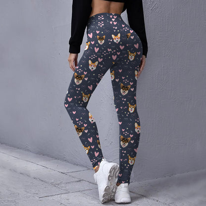 Give Your Heart To Your Welsh Corgi - Follus Leggings
