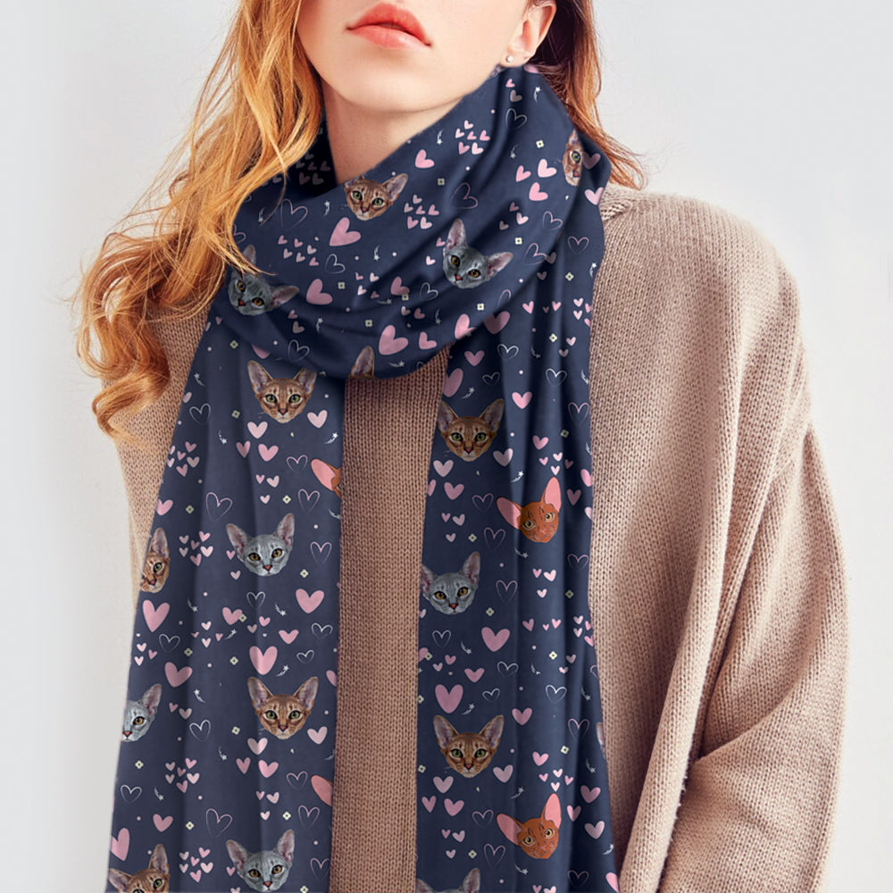 Give Your Heart To Your Abyssinian Cat - Follus Scarf