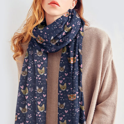 Give Your Heart To Your Bengal Cat - Follus Scarf