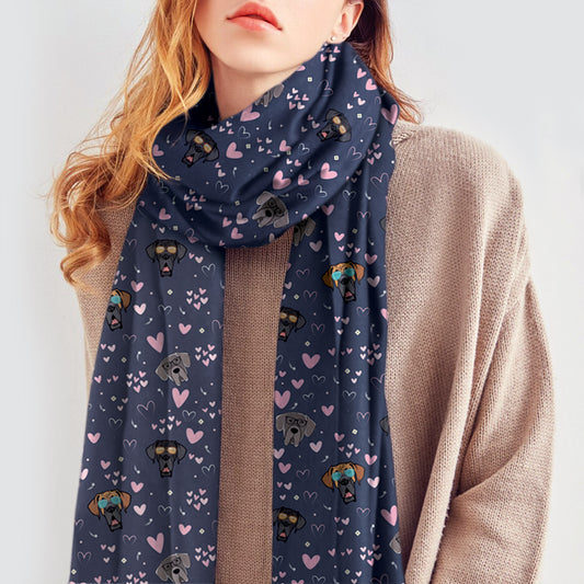 Give Your Heart To Your Great Dane - Follus Scarf