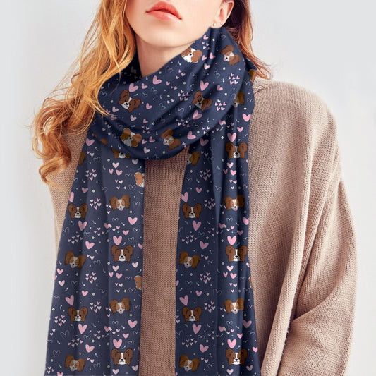 Give Your Heart To Your Papillon - Follus Scarf