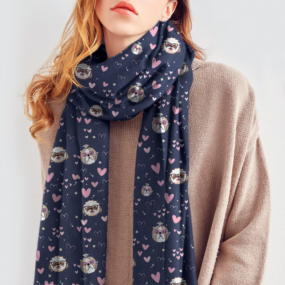 Give Your Heart To Your Shih Tzu - Follus Scarf