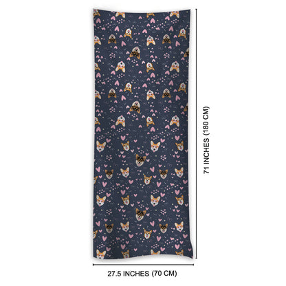 Give Your Heart To Your Welsh Corgi - Follus Scarf