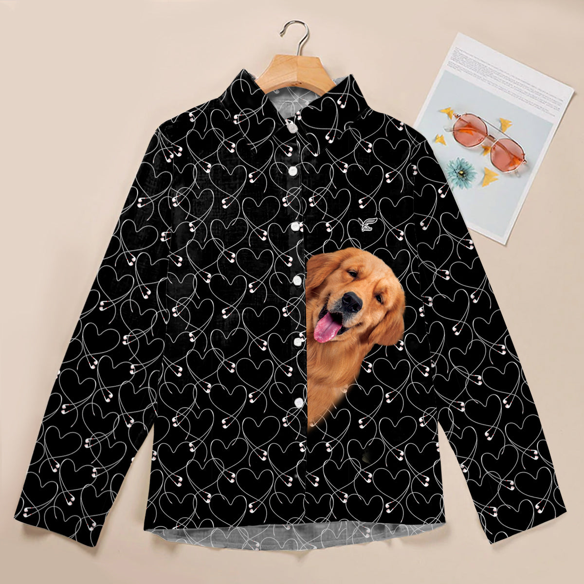 Golden Retriever Will Steal Your Heart - Follus Women's Long-Sleeve Shirt