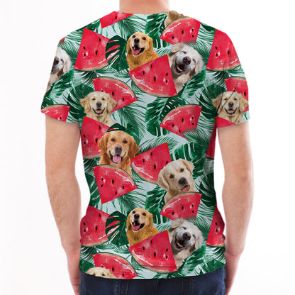 Golden Retriever - Hawaiian T-Shirt V2