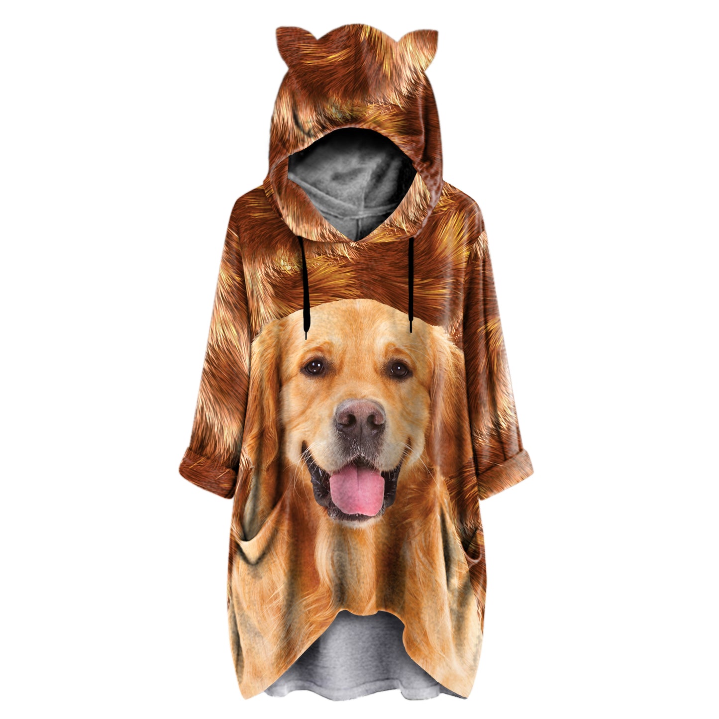 Golden Retriever Mom - Hoodie With Ears V1