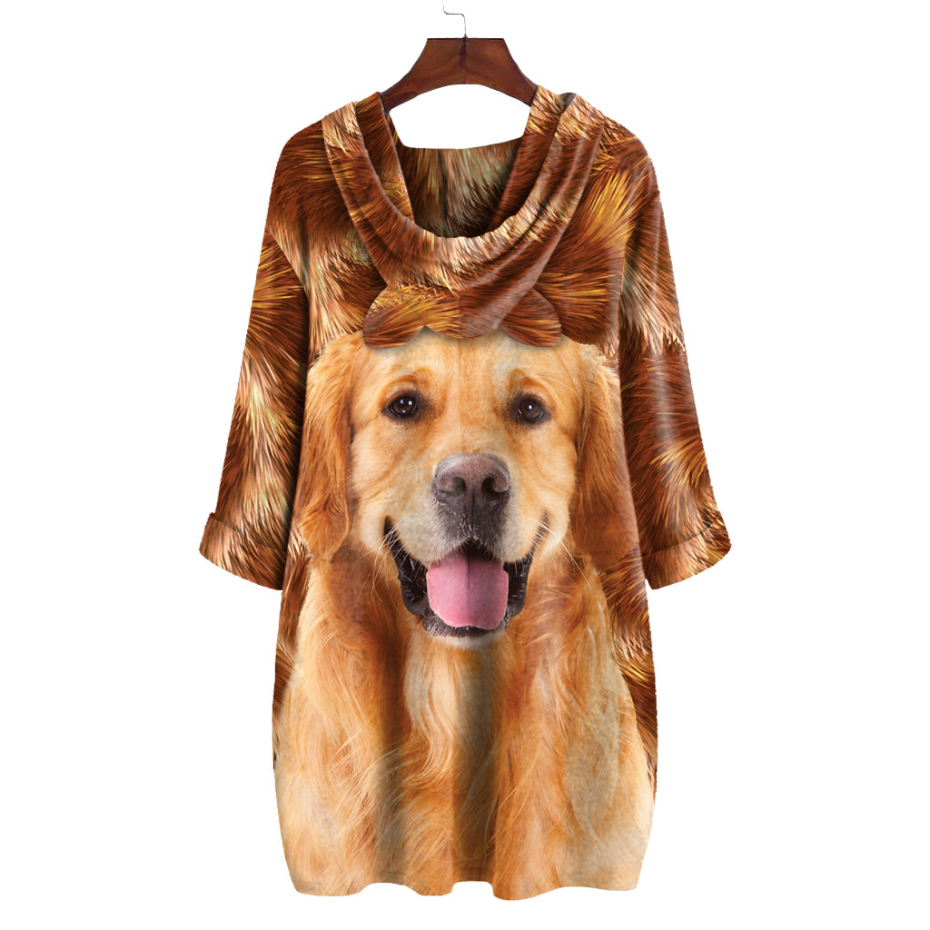 Golden Retriever Mom - Hoodie With Ears V1