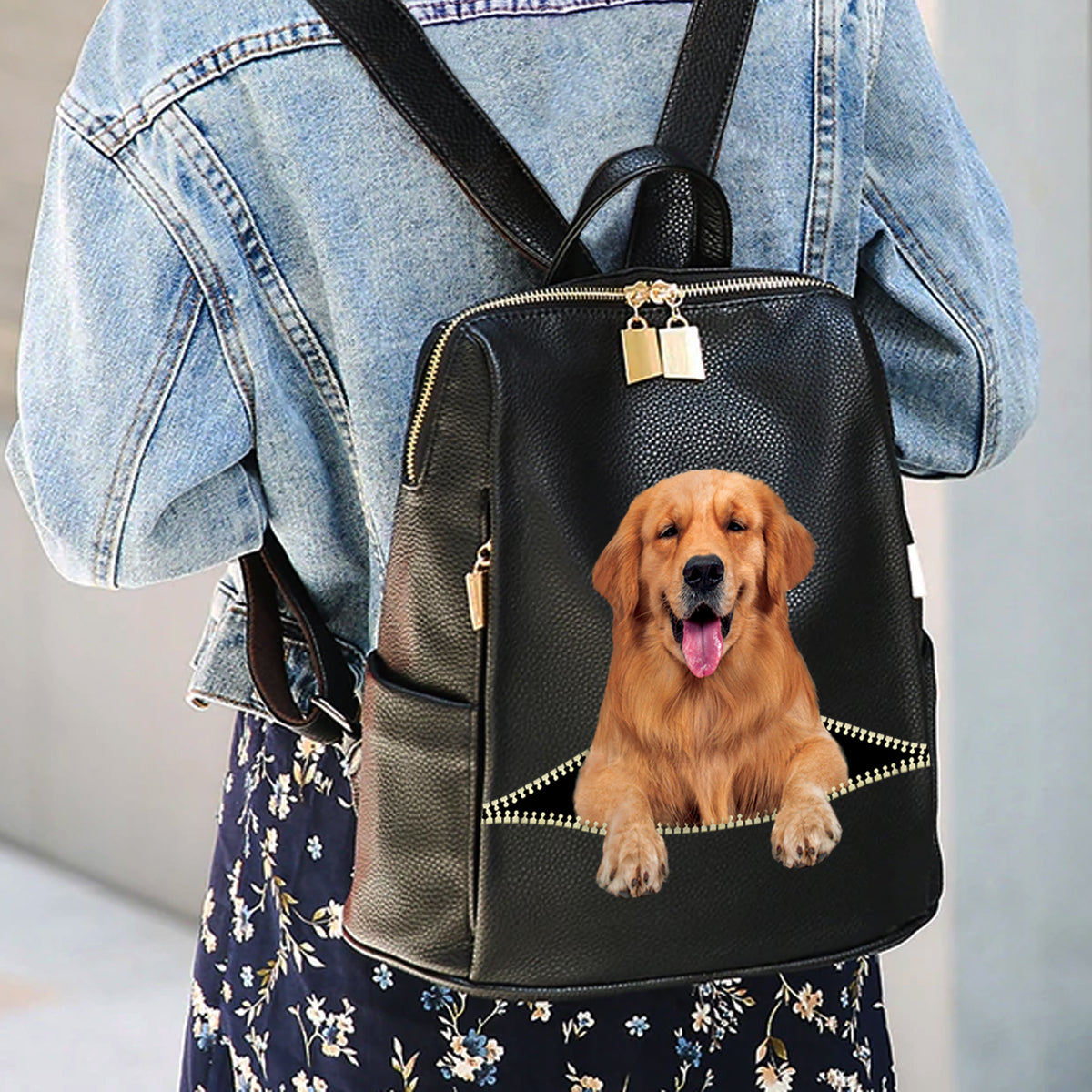 Golden Retriever Backpack V2
