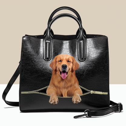 Golden Retriever Luxury Handbag V2