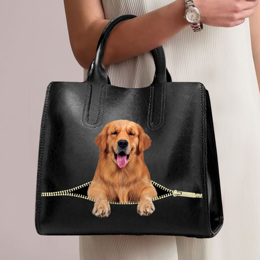 Golden Retriever Luxury Handbag V2