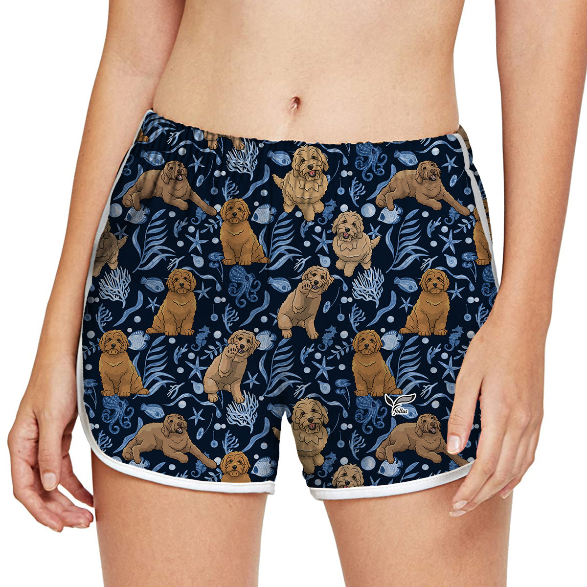 Goldendoodle - Short de course coloré pour femmes V3