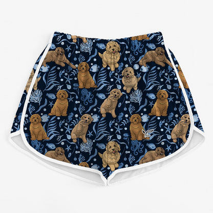 Goldendoodle - Short de course coloré pour femmes V3