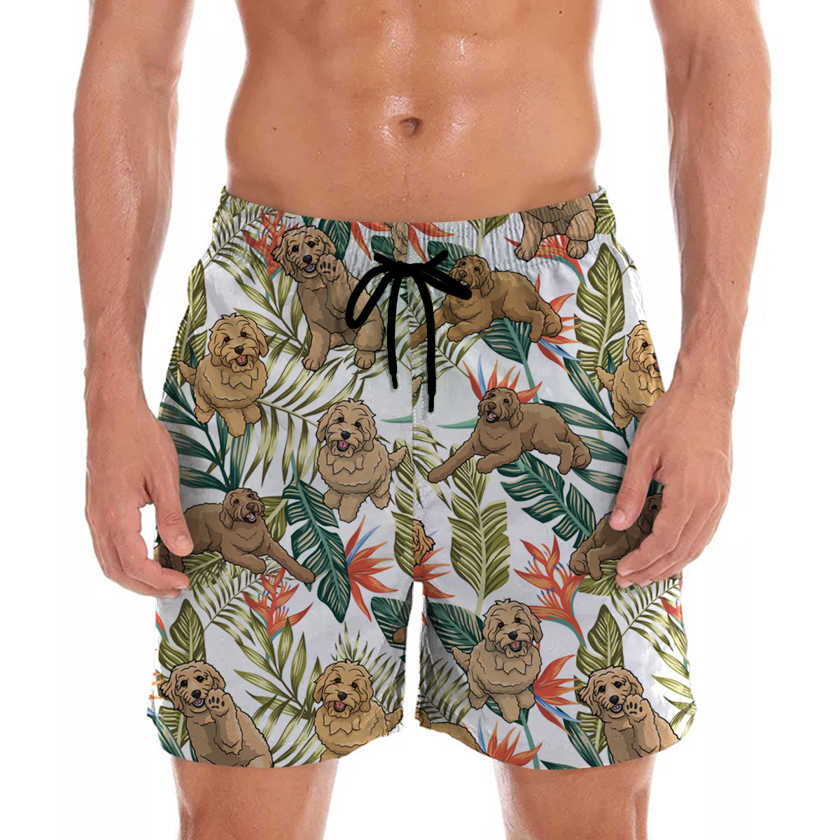 Goldendoodle - Hawaiian Shorts V2