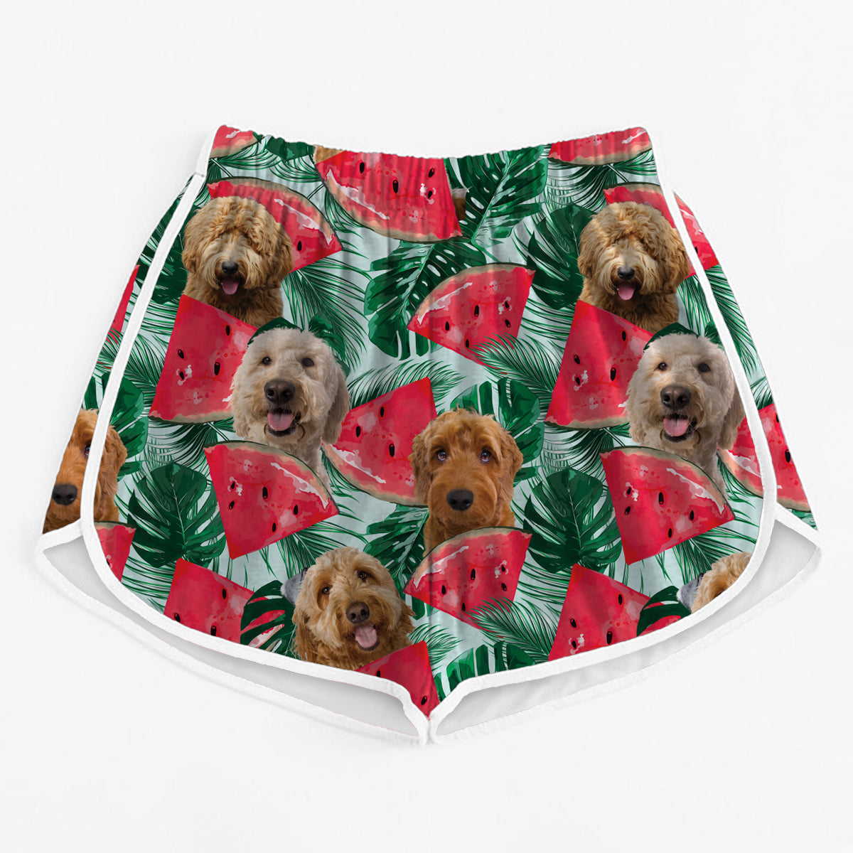 Goldendoodle - Colorful Women's Running Shorts V1